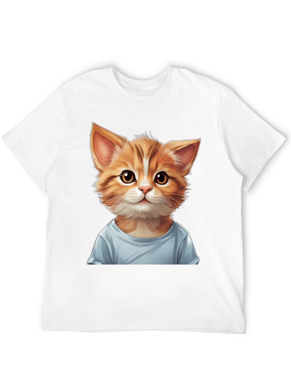 Cute Kitten Graphic Tee - Stylish Black T-Shirt