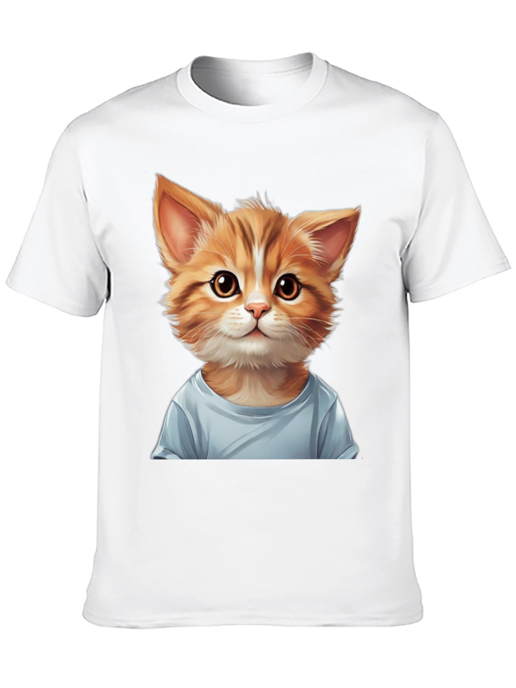 Cute Kitten Graphic Tee - Stylish Black T-Shirt