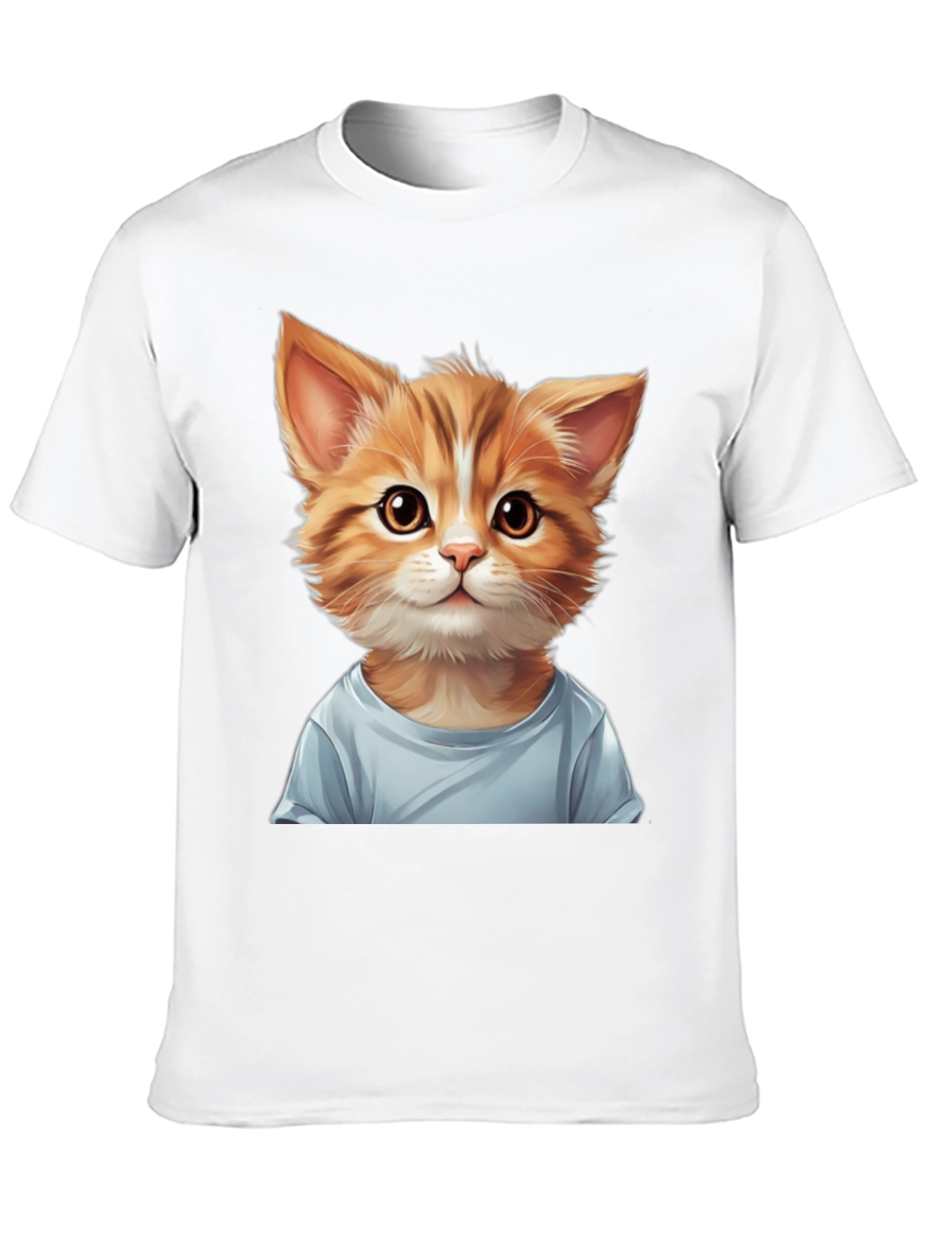 Cute Kitten Graphic Tee - Stylish Black T-Shirt