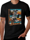 Breckenridge Denver Skeleton Ski T-Shirt