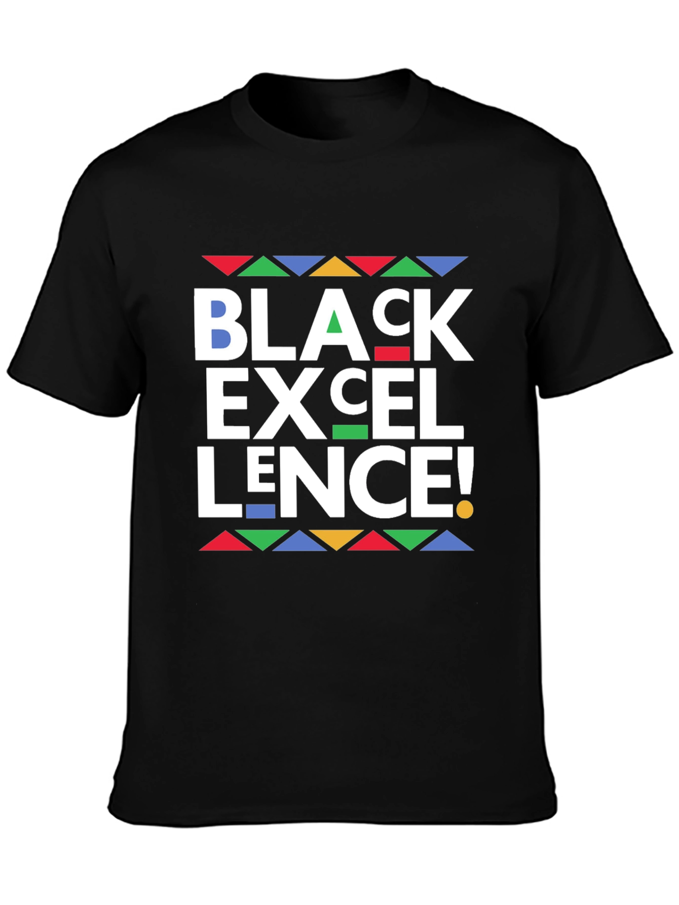 Black Excellence Graphic Tee - Bold Statement Shirt