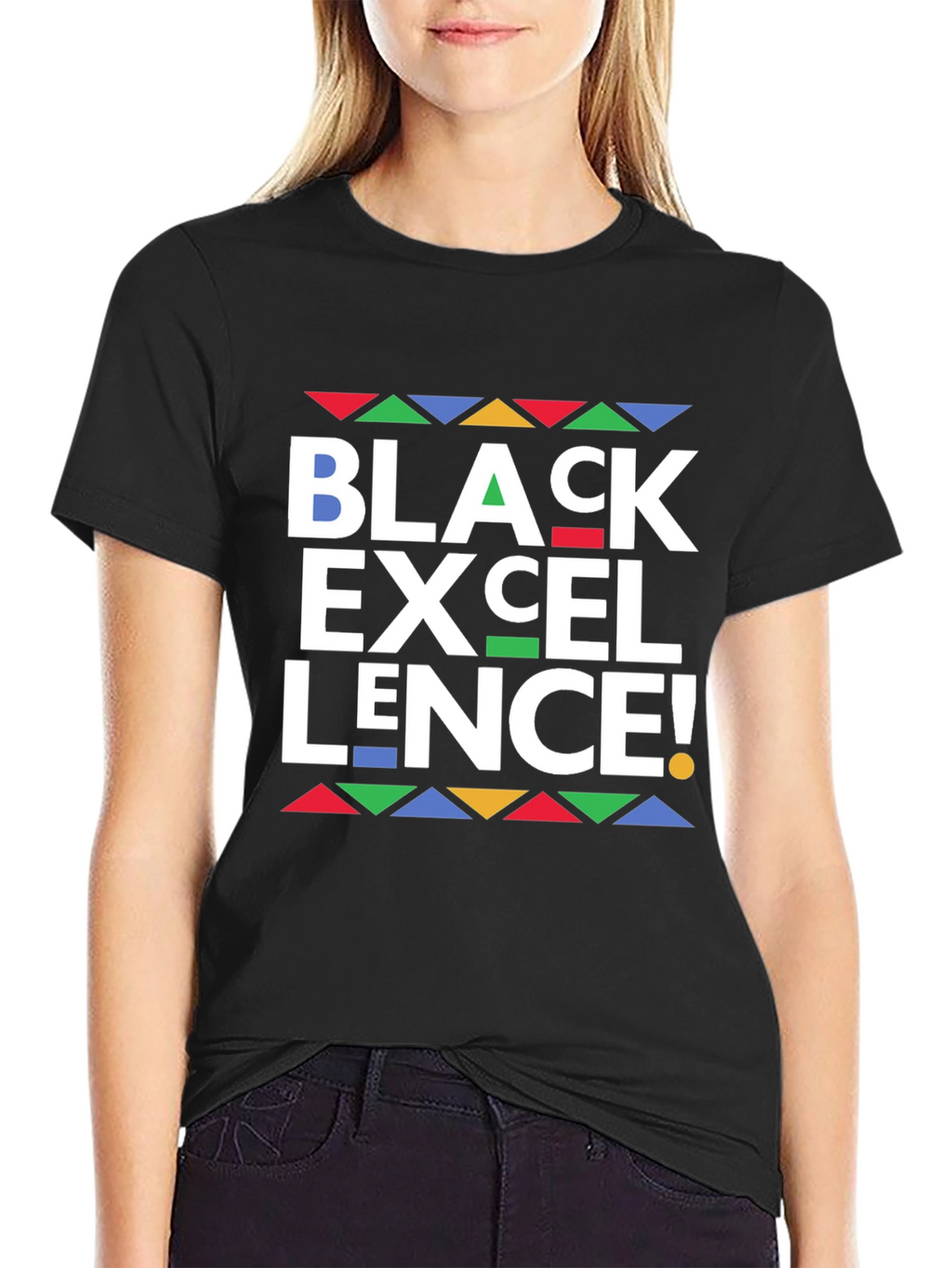 Black Excellence Graphic Tee - Bold Statement Shirt