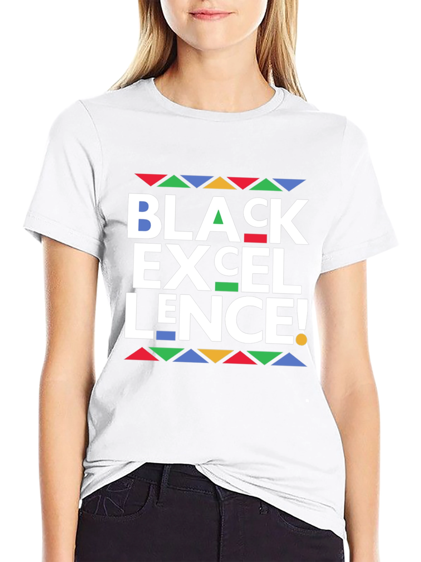 Black Excellence Graphic Tee - Bold Statement Shirt