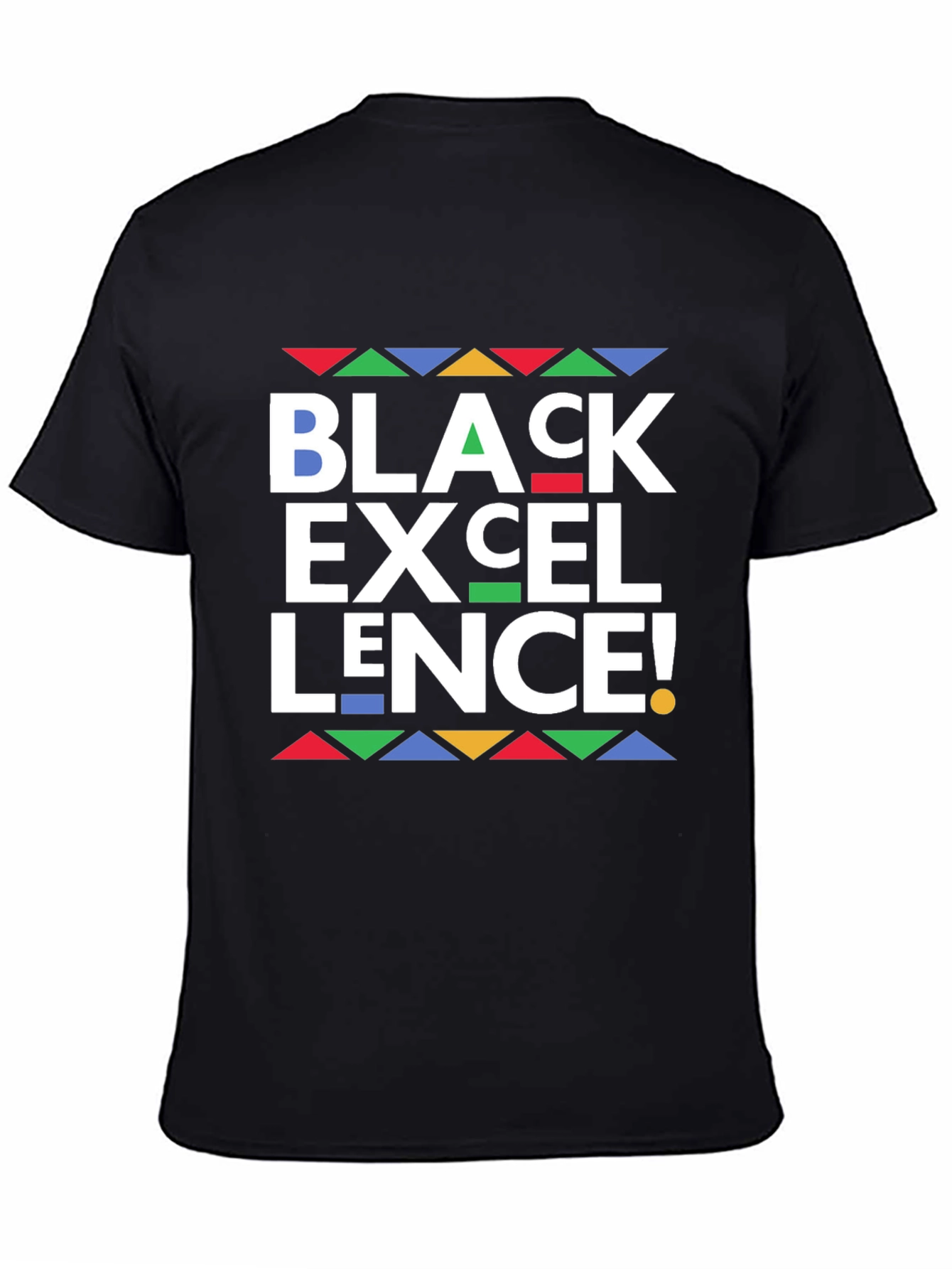 Black Excellence Graphic Tee - Bold Statement Shirt