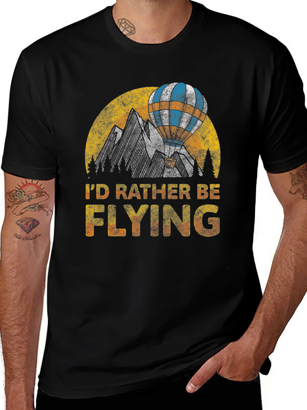 Id Rather Be Flying T-Shirt