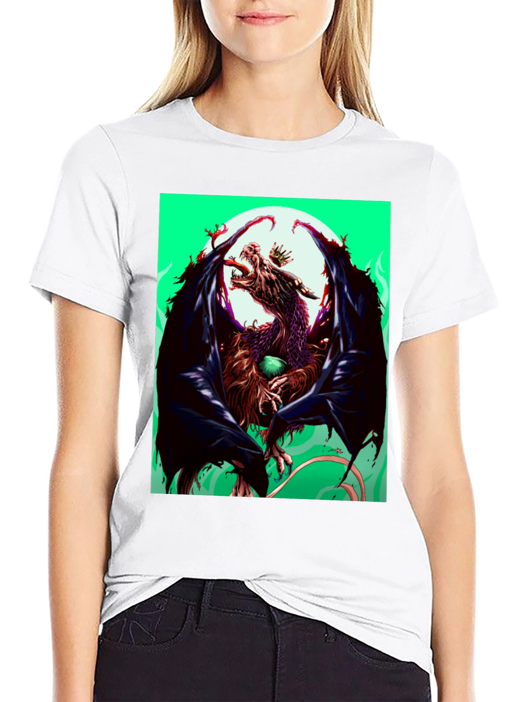 Dragon Graphic Tee - Mens Black T-Shirt