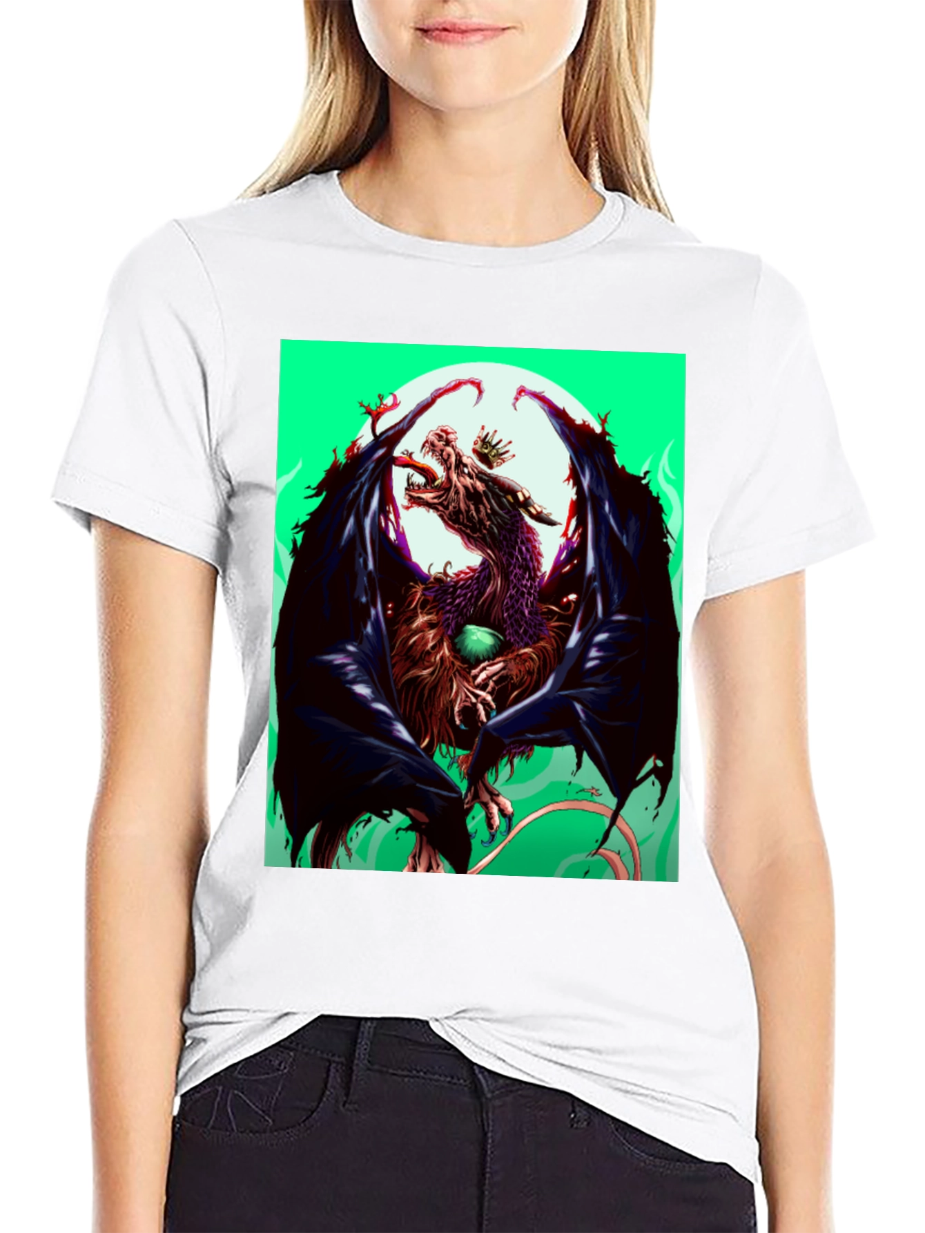 Dragon Graphic Tee - Mens Black T-Shirt