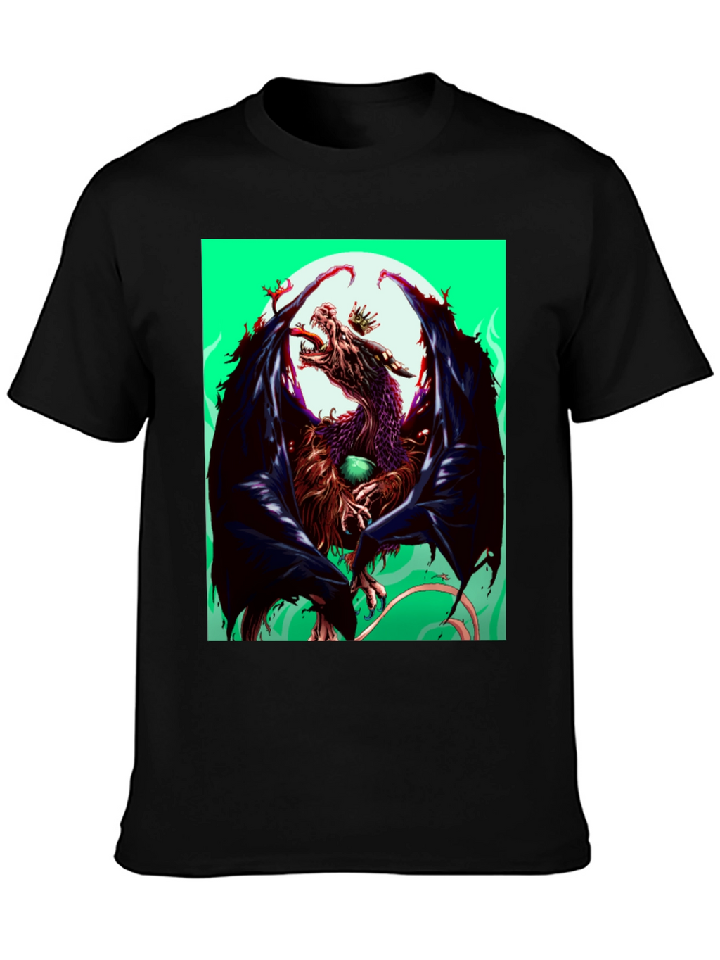Dragon Graphic Tee - Mens Black T-Shirt