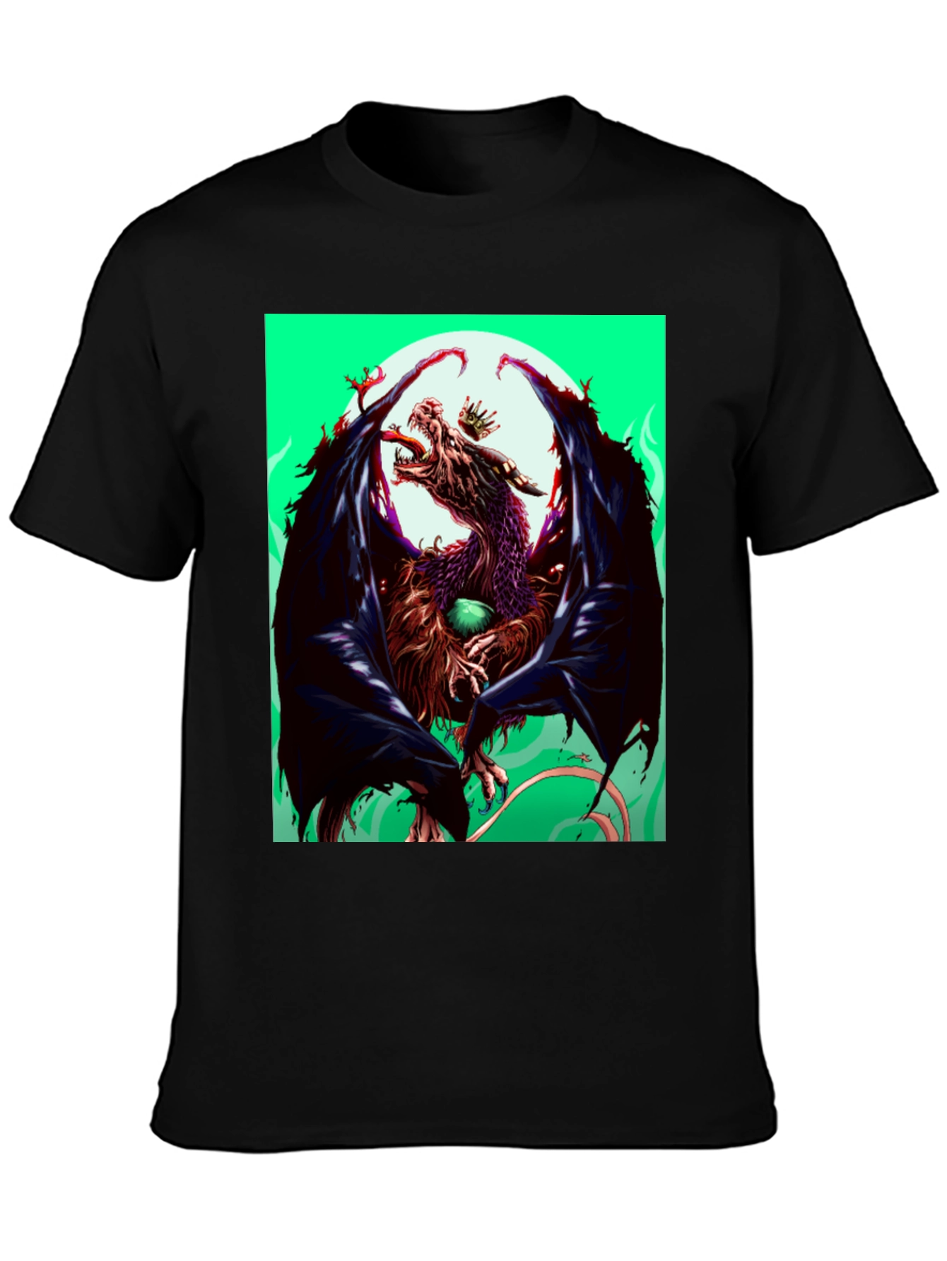 Dragon Graphic Tee - Mens Black T-Shirt