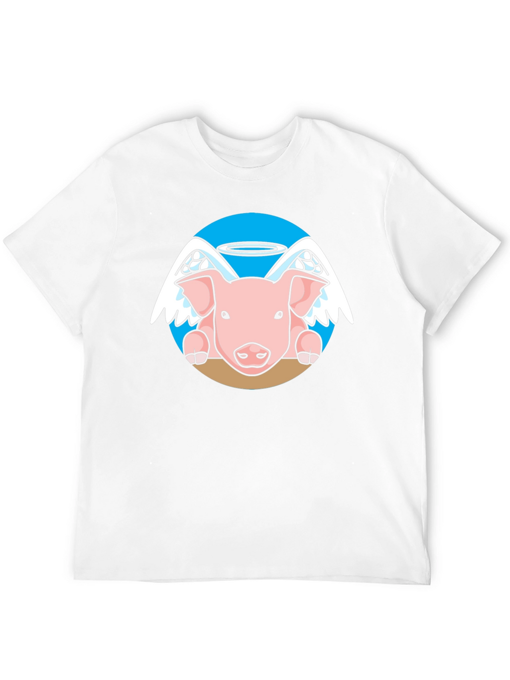 Angel Pig Black T-Shirt