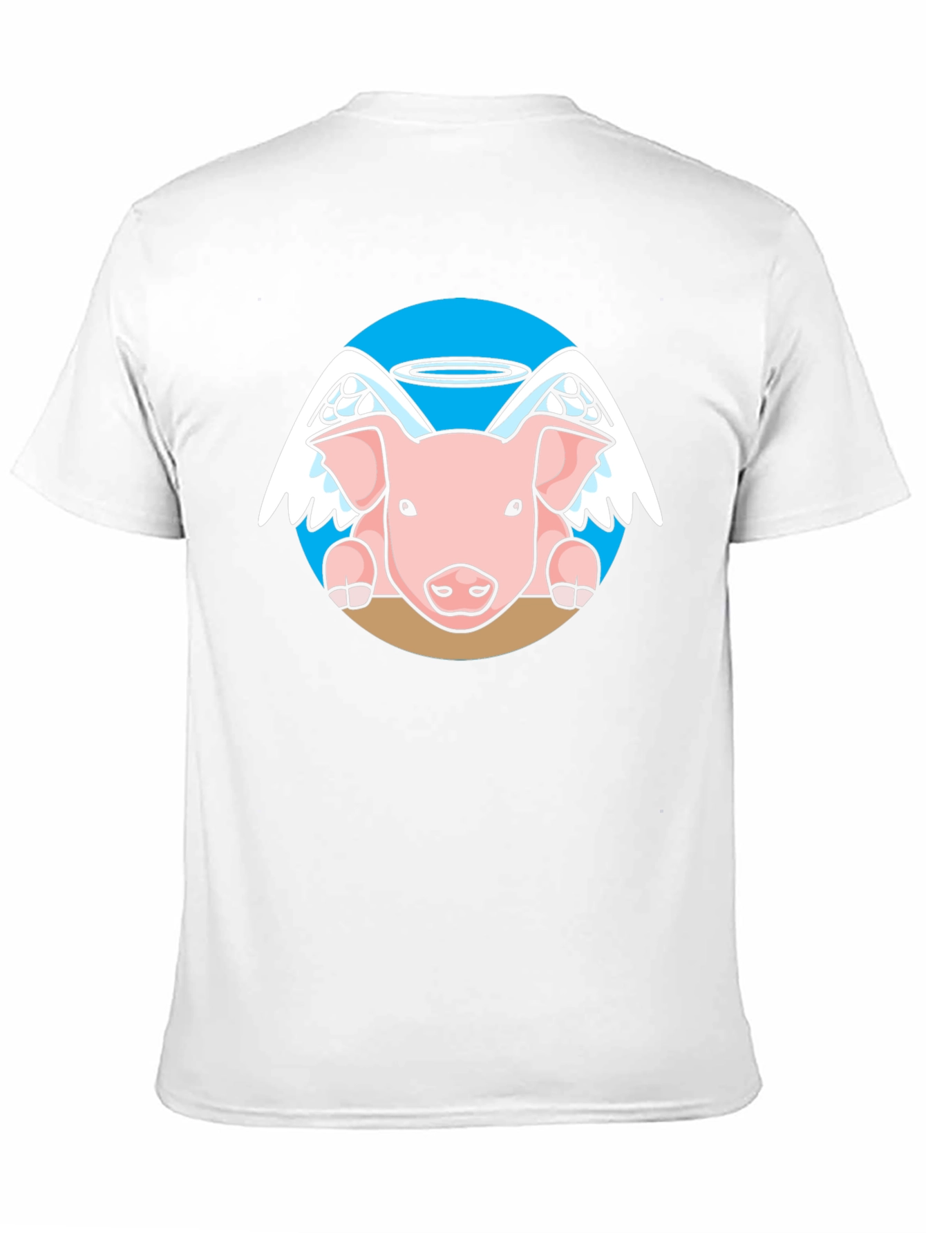 Angel Pig Black T-Shirt