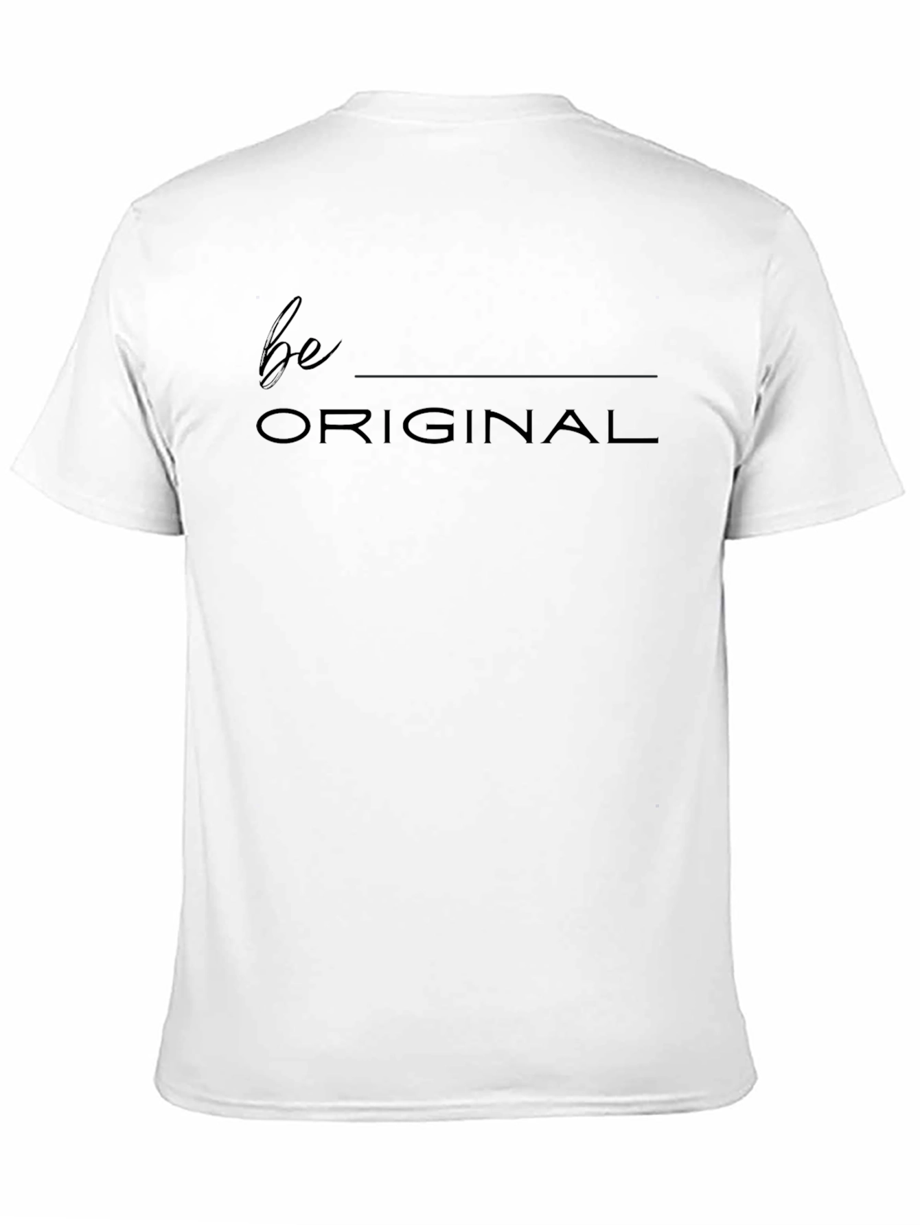 Be Original Black Graphic Tee