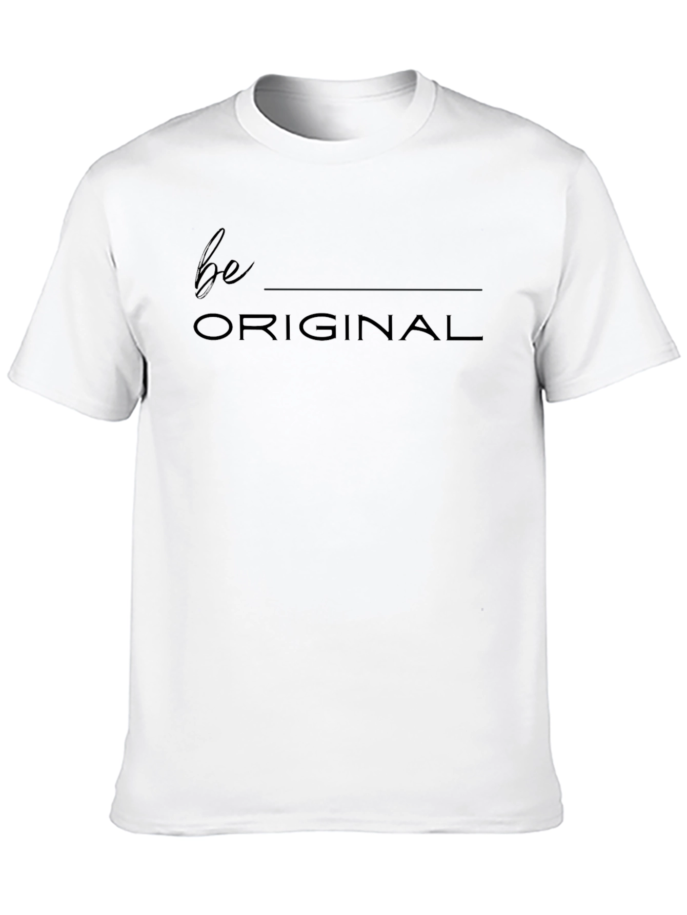 Be Original Black Graphic Tee
