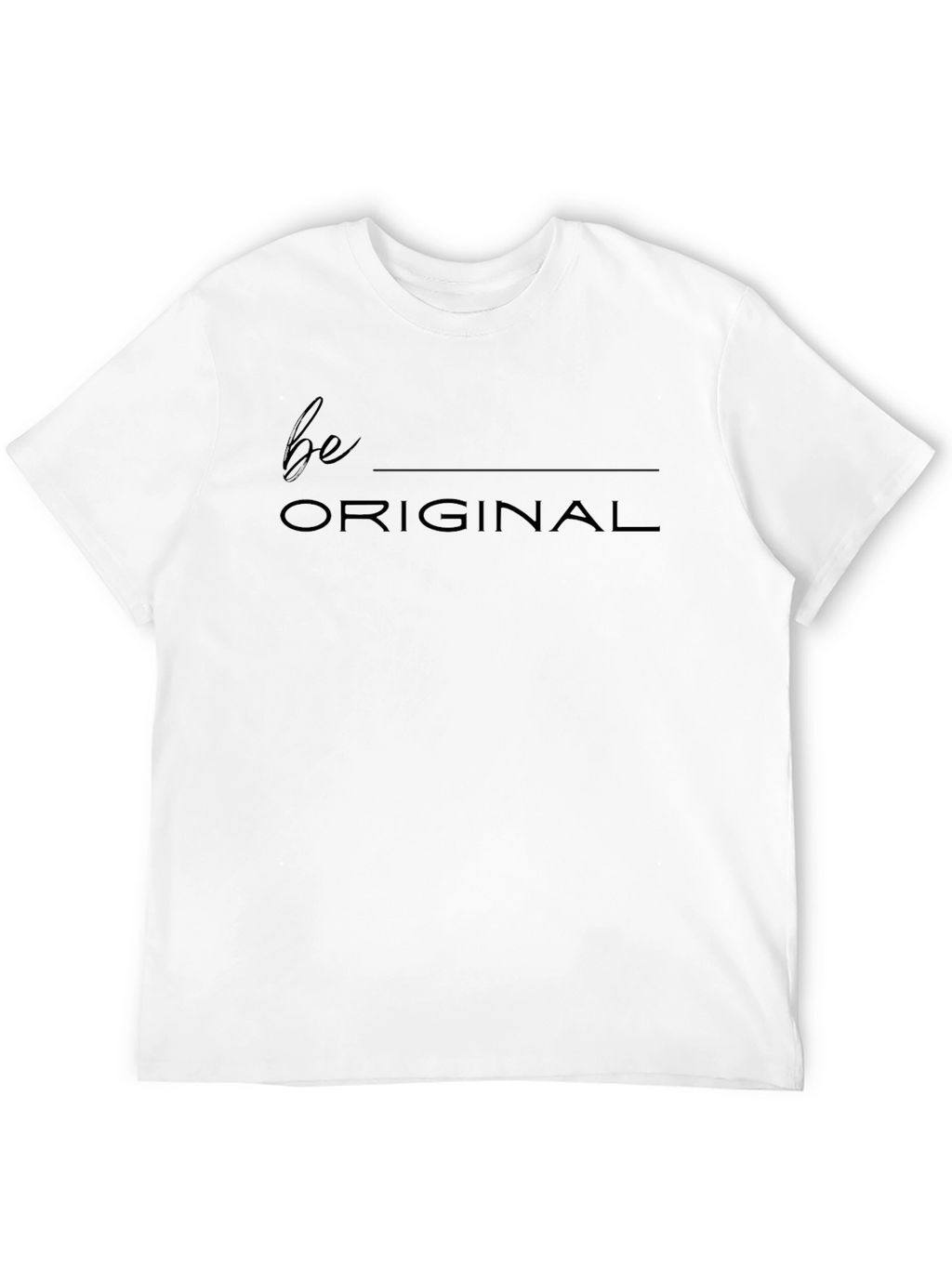 Be Original Black Graphic Tee