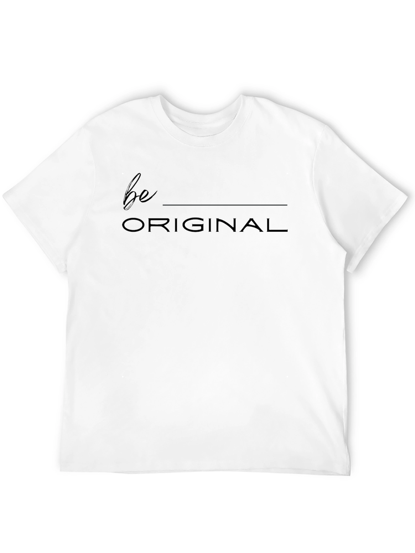 Be Original Black Graphic Tee