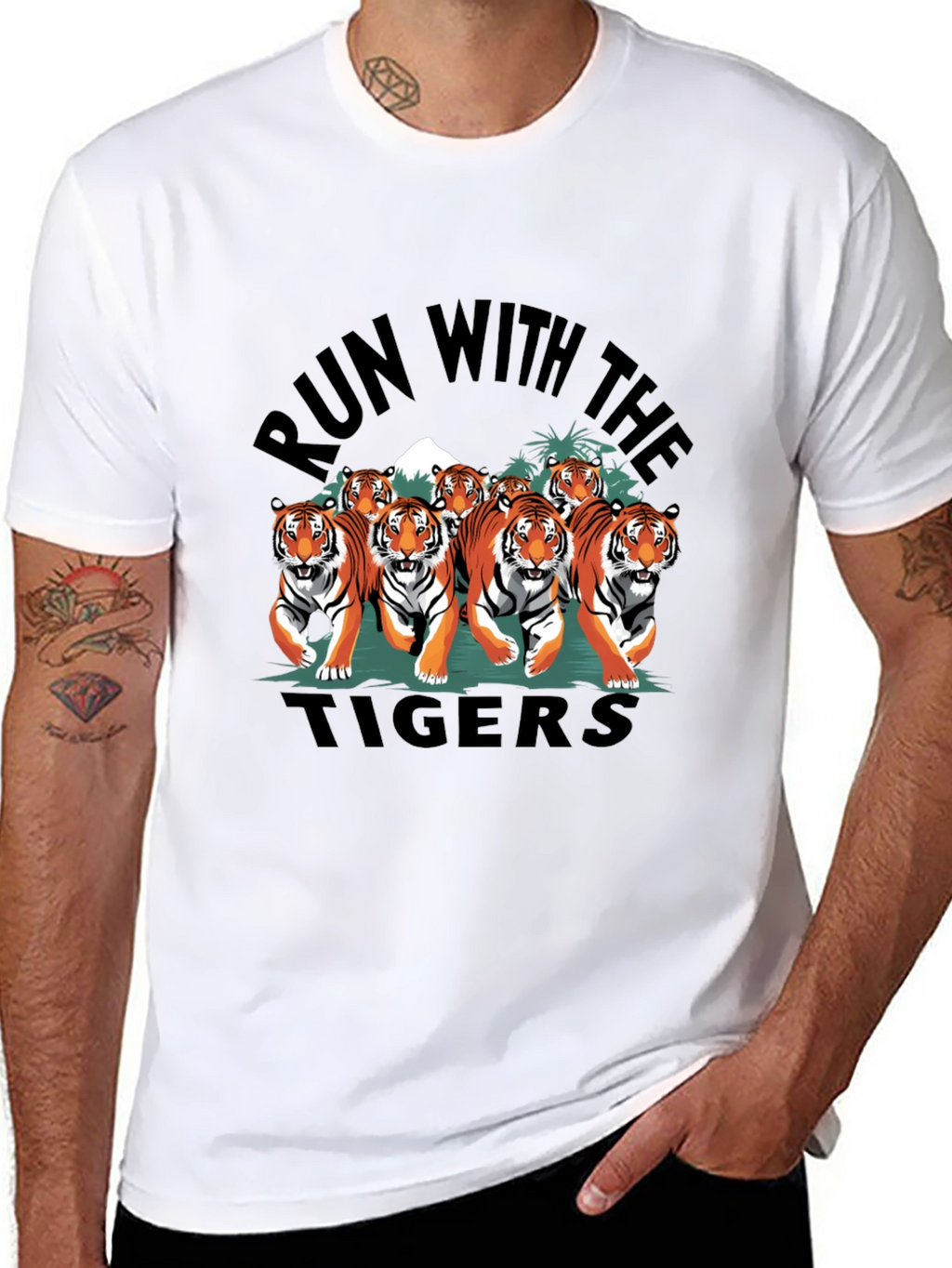 Run with the Tigers Graphic T-Shirt