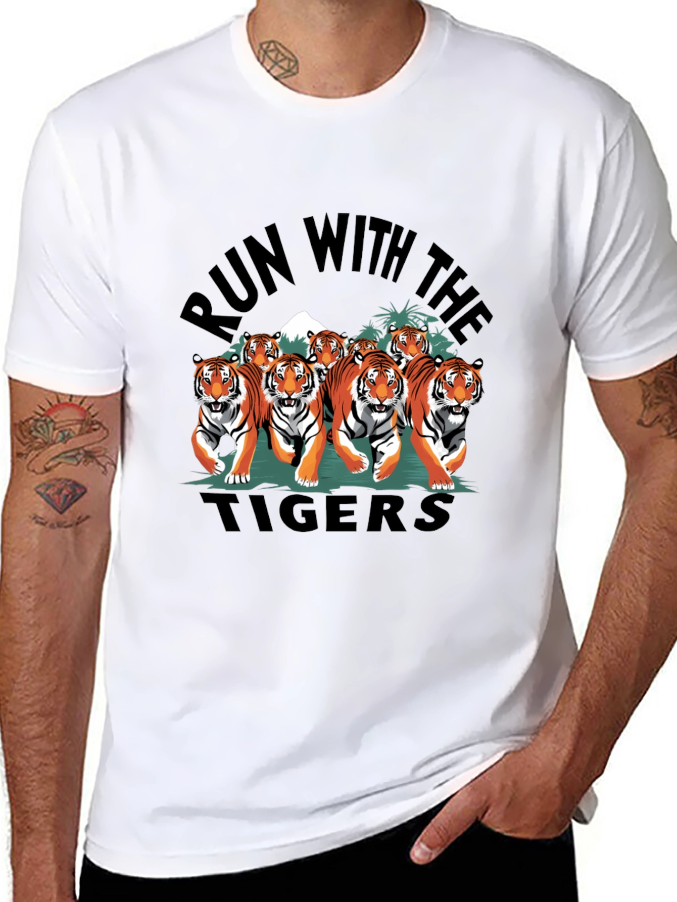Run with the Tigers Graphic T-Shirt