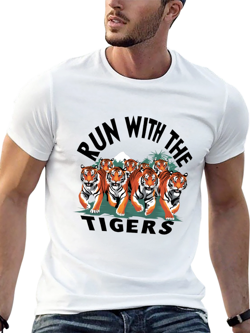 Run with the Tigers Graphic T-Shirt