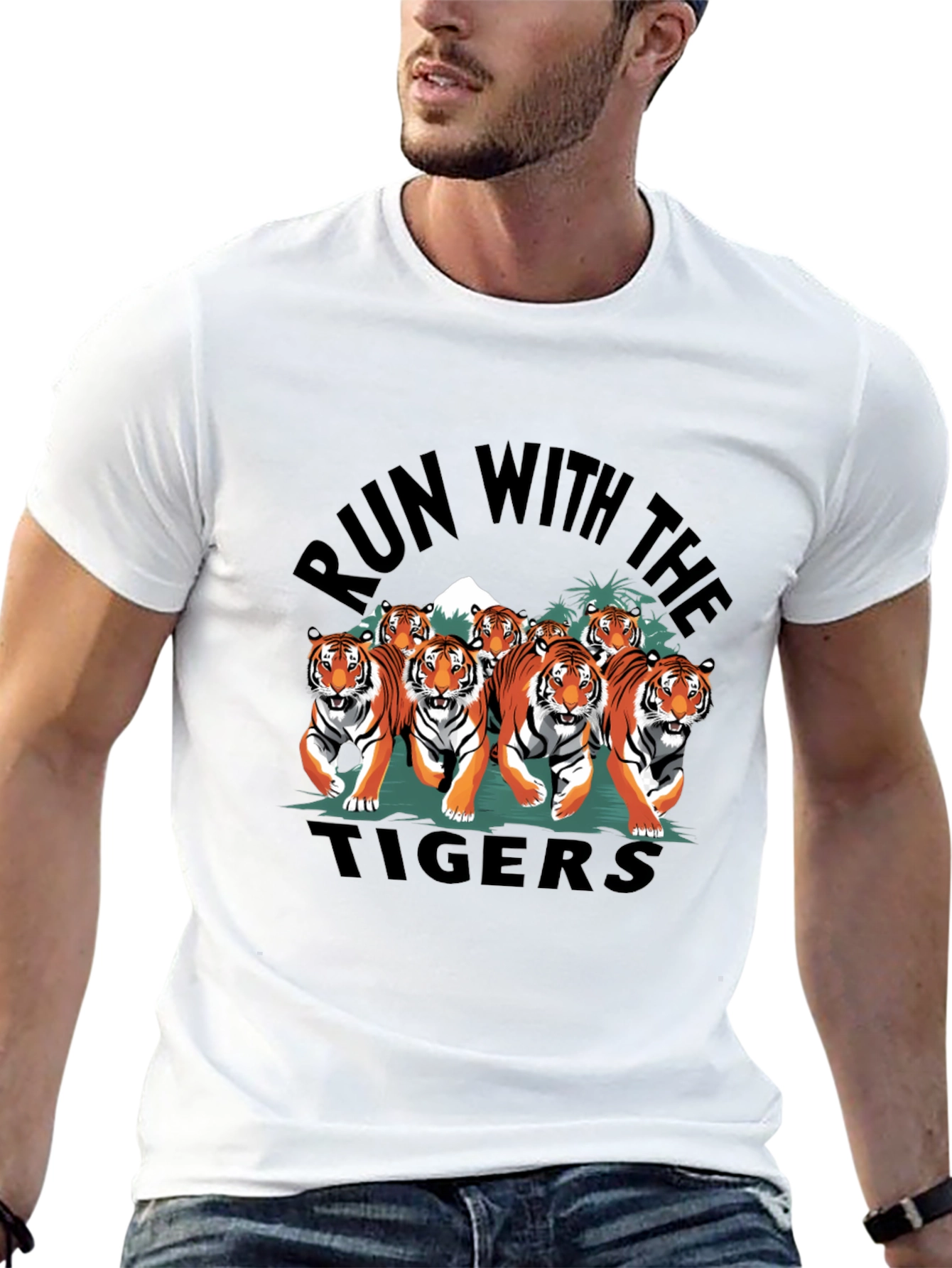 Run with the Tigers Graphic T-Shirt