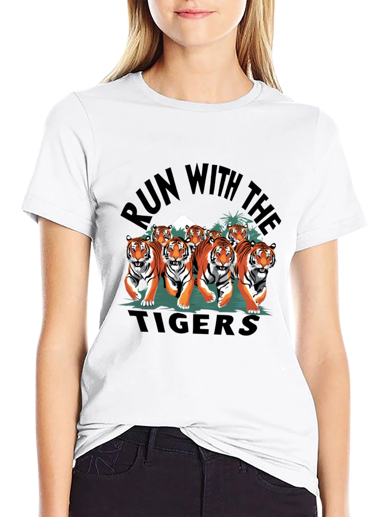 Run with the Tigers Graphic T-Shirt