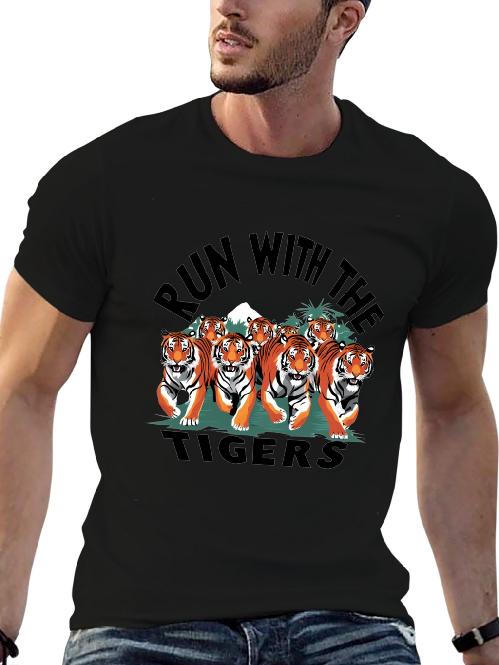 Run with the Tigers Graphic T-Shirt