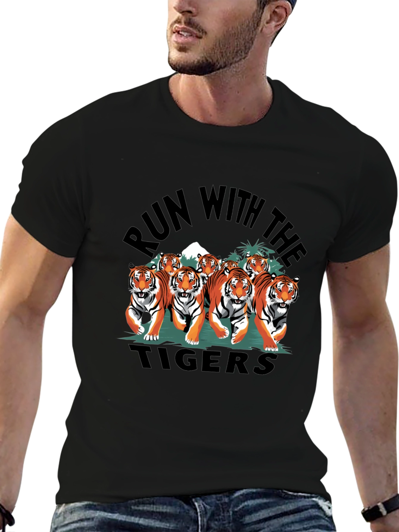 Run with the Tigers Graphic T-Shirt