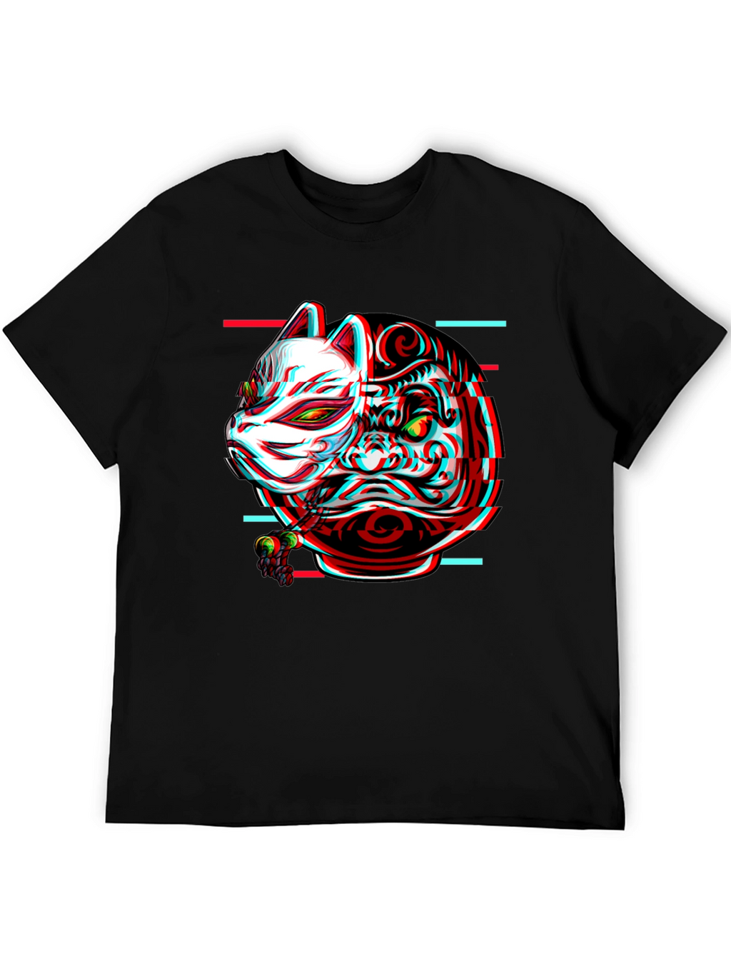 Samurai Mask Graphic T-Shirt