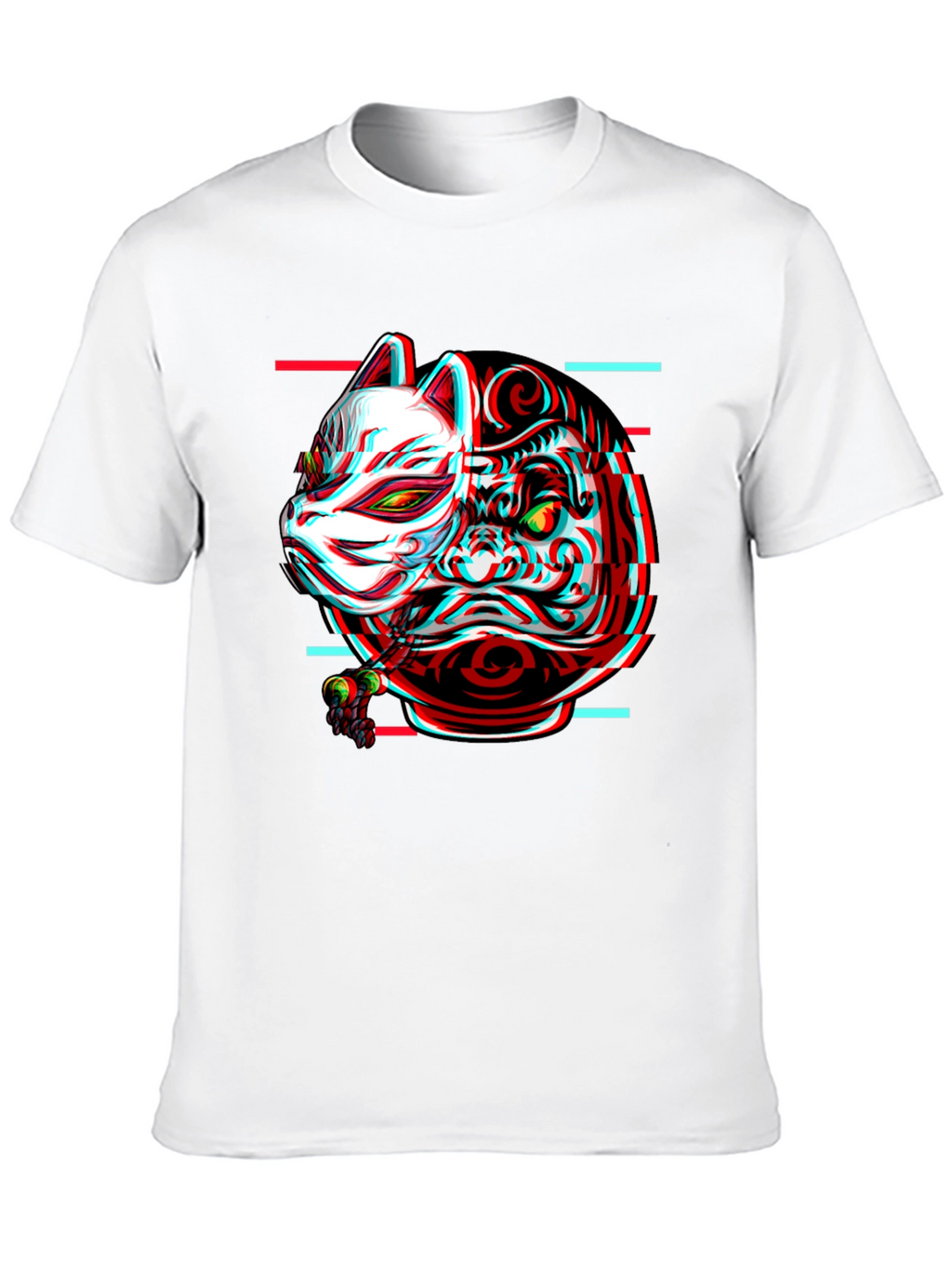 Samurai Mask Graphic T-Shirt