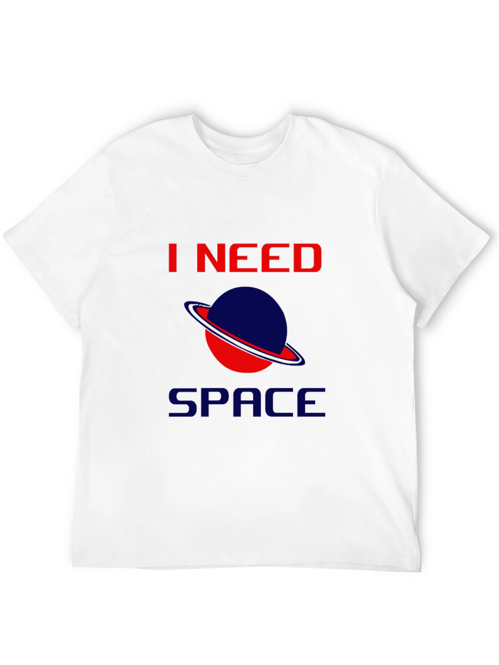 I Need Space Black T-Shirt