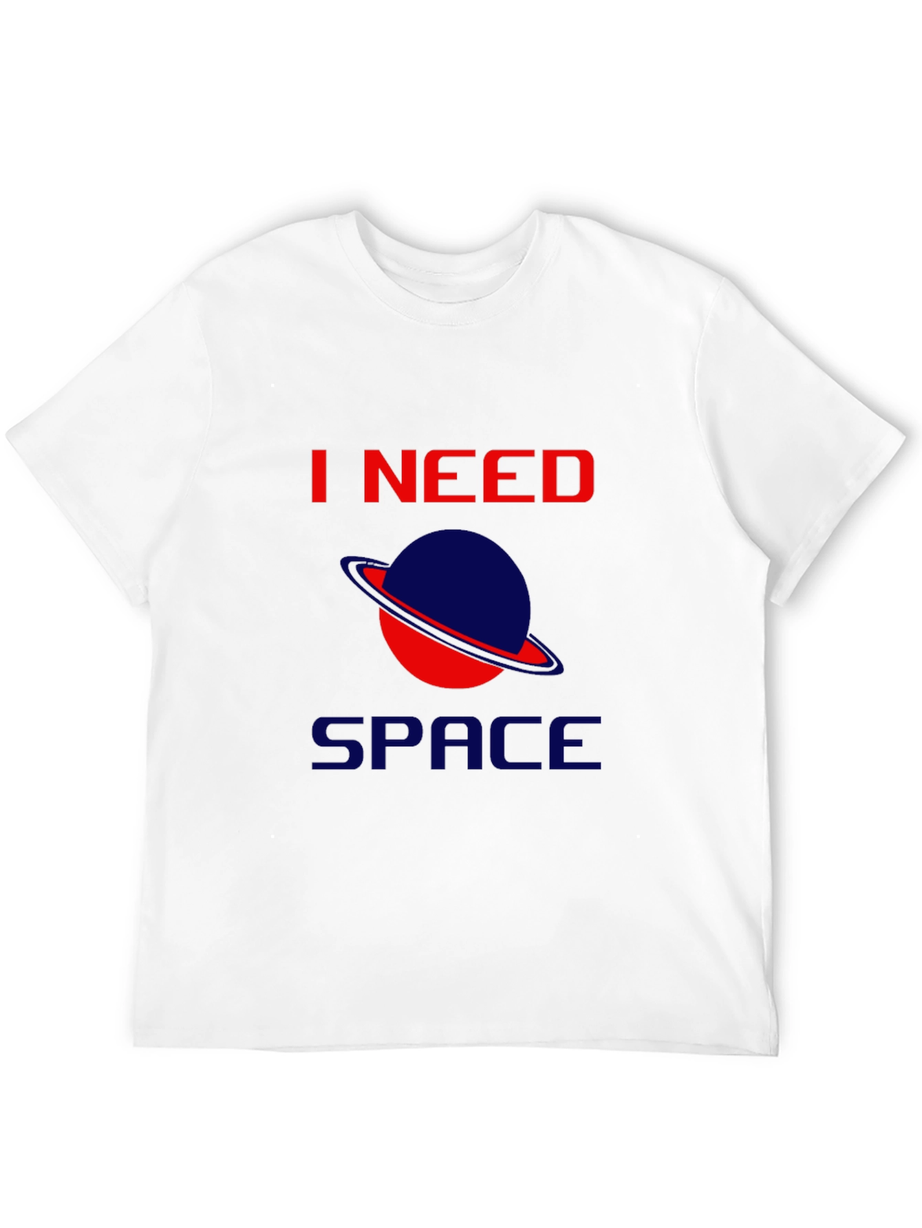I Need Space Black T-Shirt