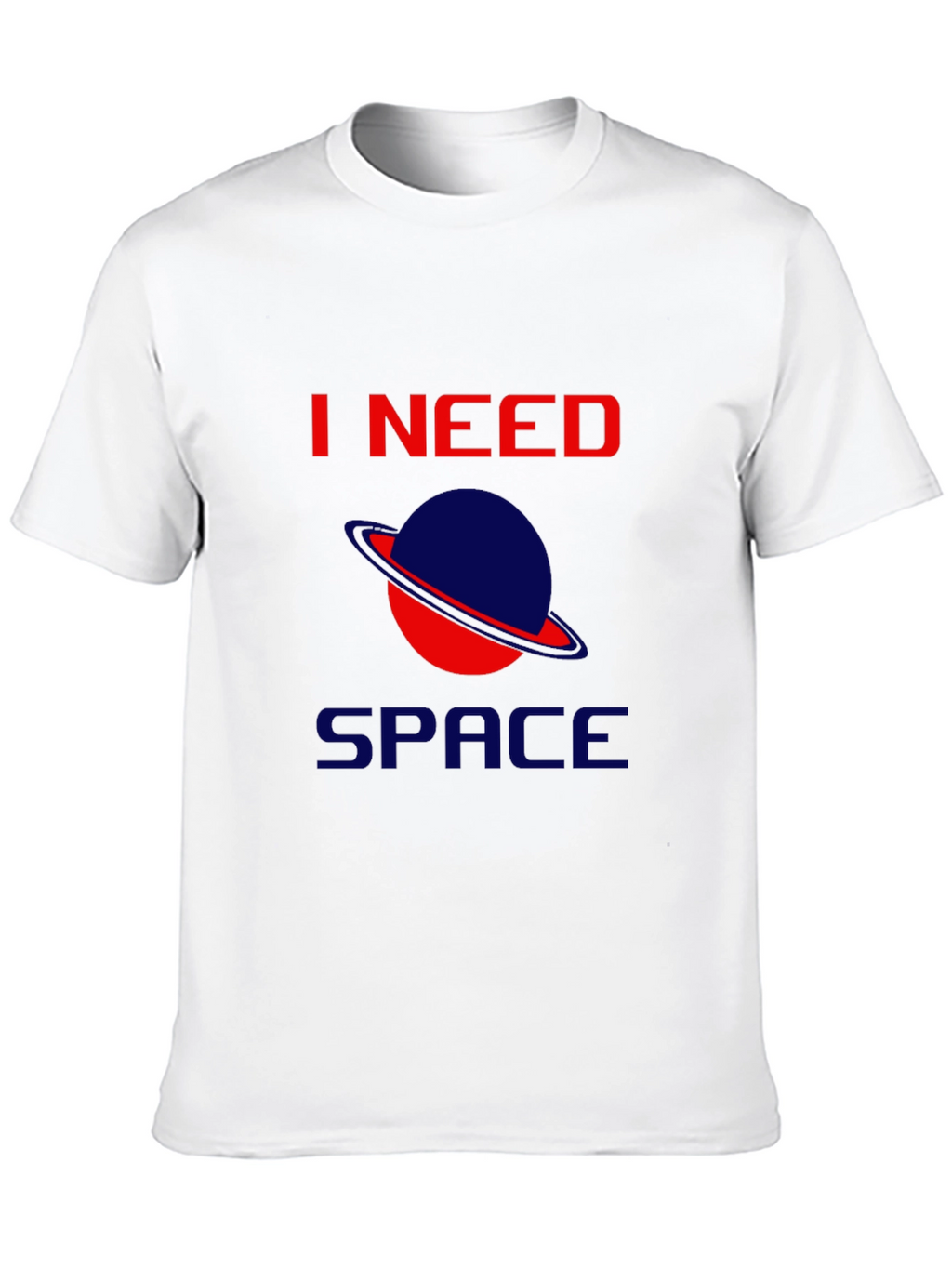 I Need Space Black T-Shirt