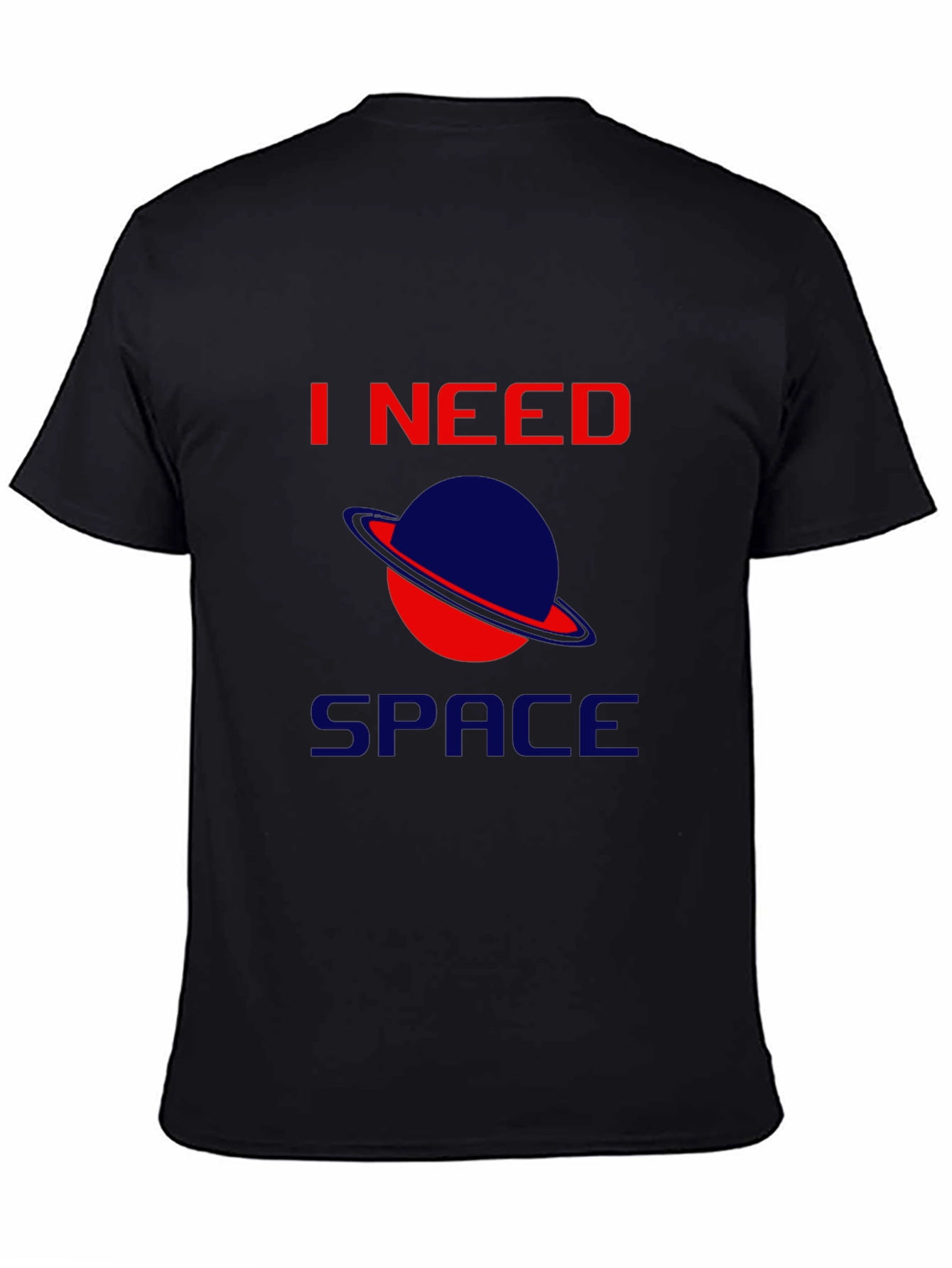 I Need Space Black T-Shirt