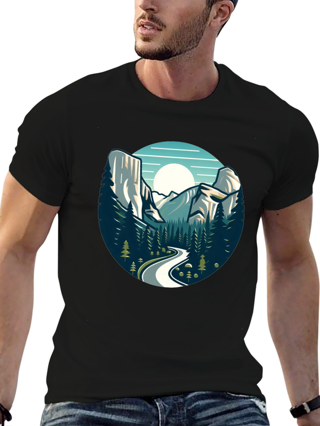 Mountain Road Graphic Tee - Adventure Awaits
