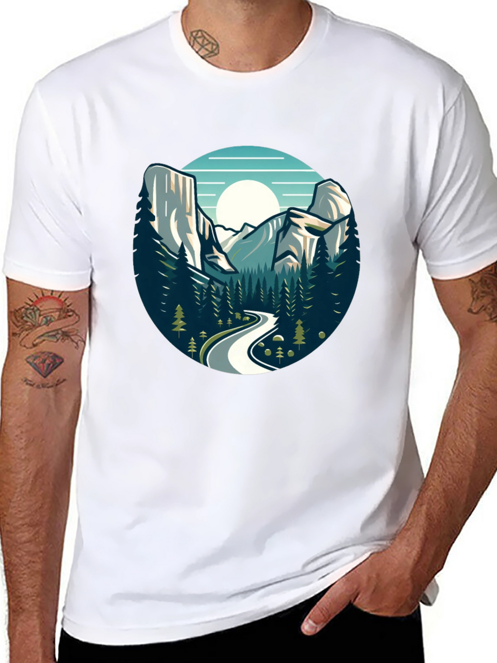 Mountain Road Graphic Tee - Adventure Awaits