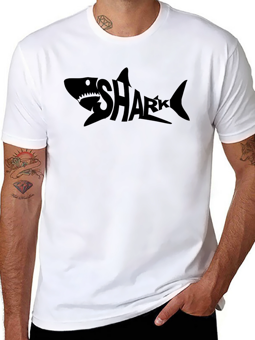 Shark Graphic Tee - Unique Design T-Shirt