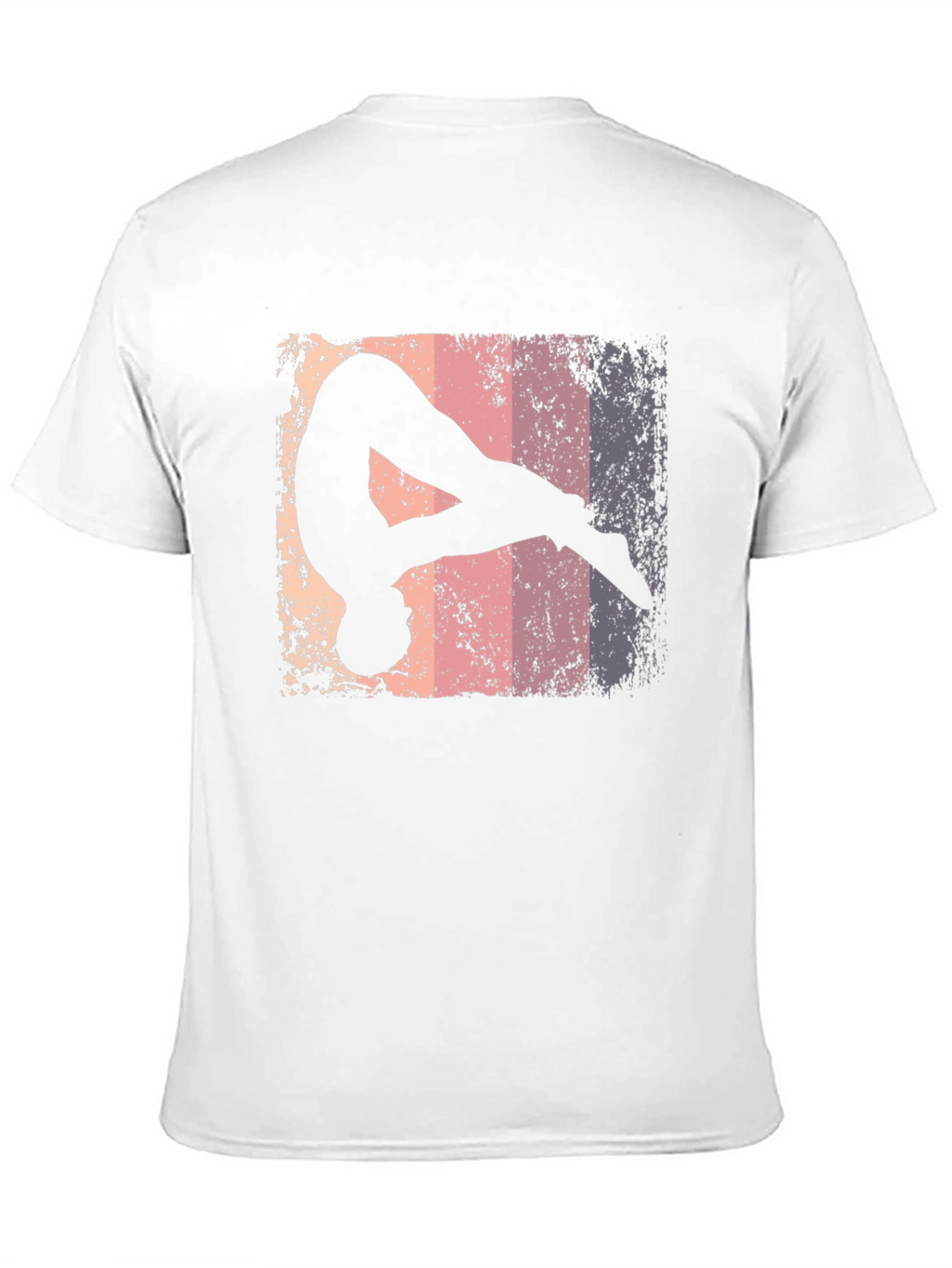 Retro Gymnastics Silhouette Graphic Tee
