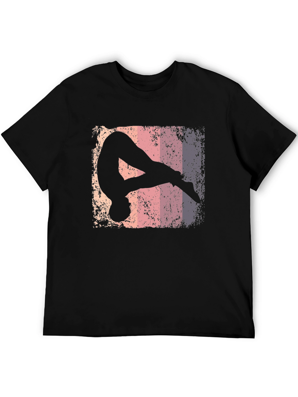 Retro Gymnastics Silhouette Graphic Tee