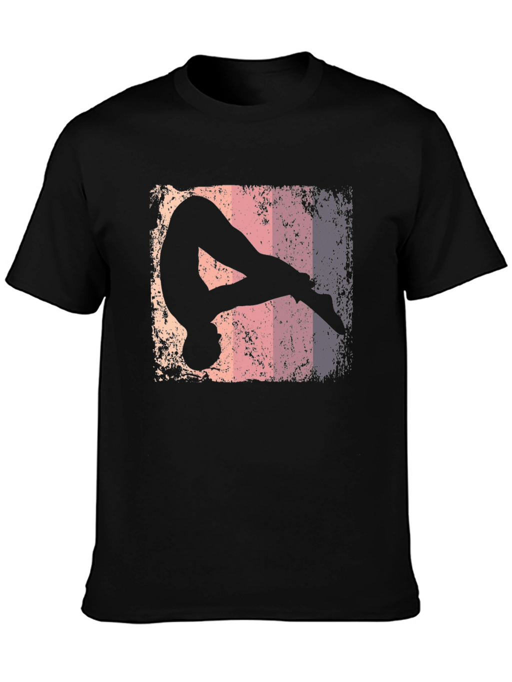 Retro Gymnastics Silhouette Graphic Tee
