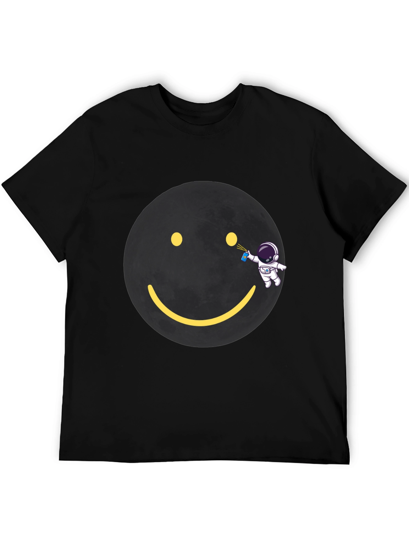Astronaut Graffiti Smiley Face T-Shirt