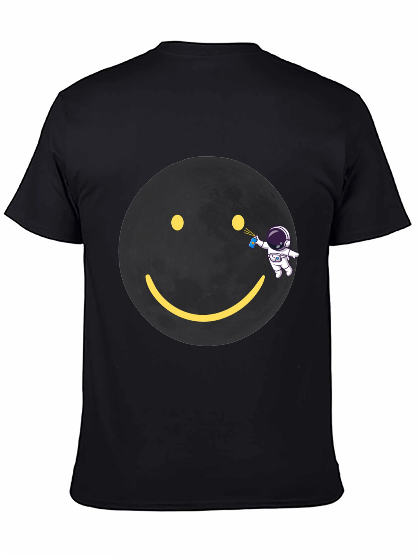 Astronaut Graffiti Smiley Face T-Shirt