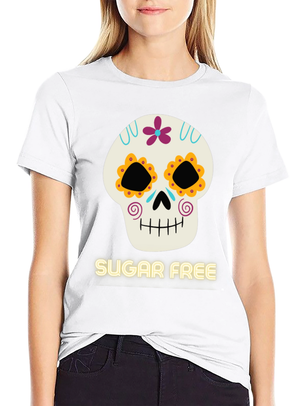 Sugar Free Day of the Dead Graphic Tee