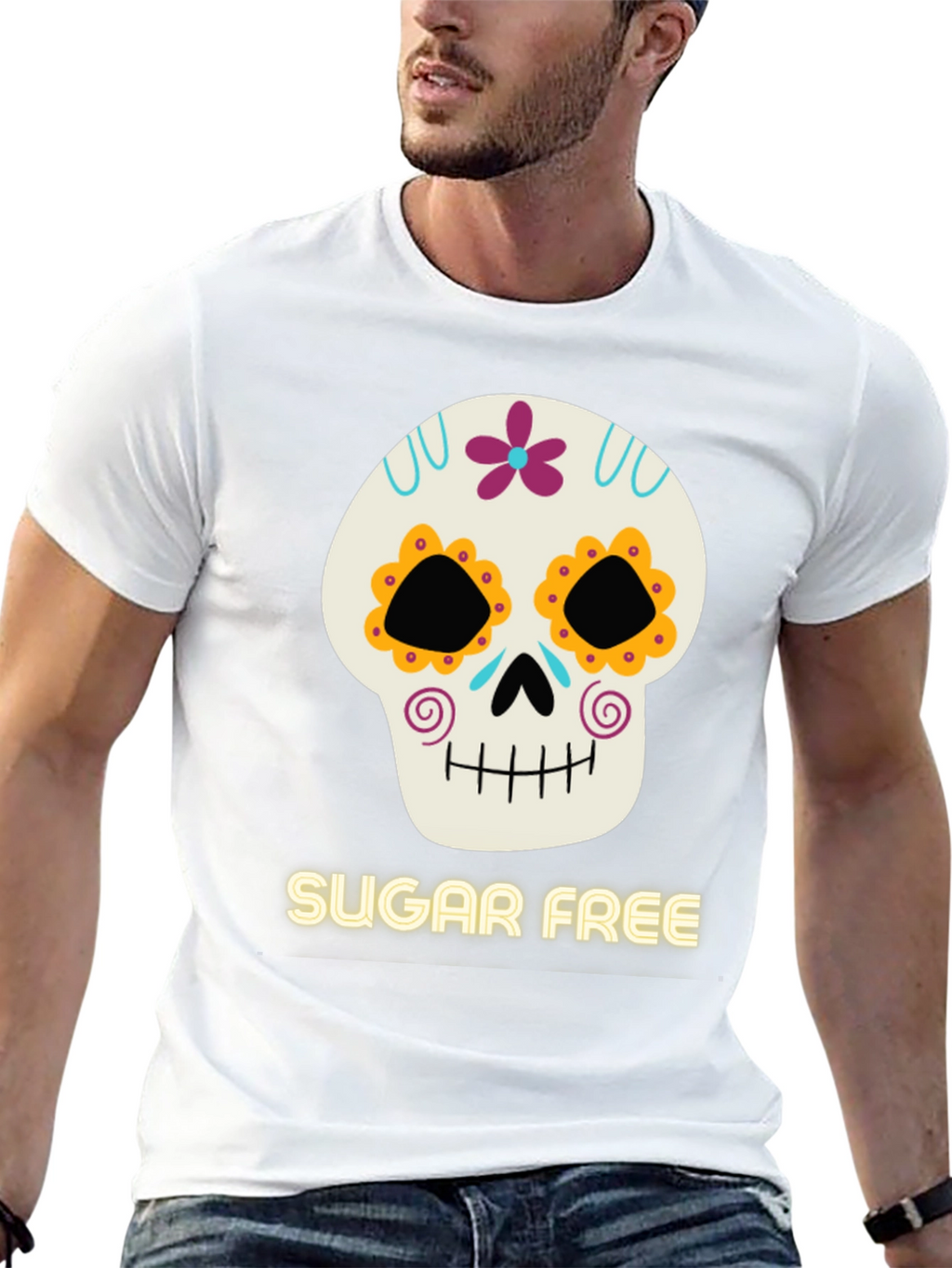 Sugar Free Day of the Dead Graphic Tee