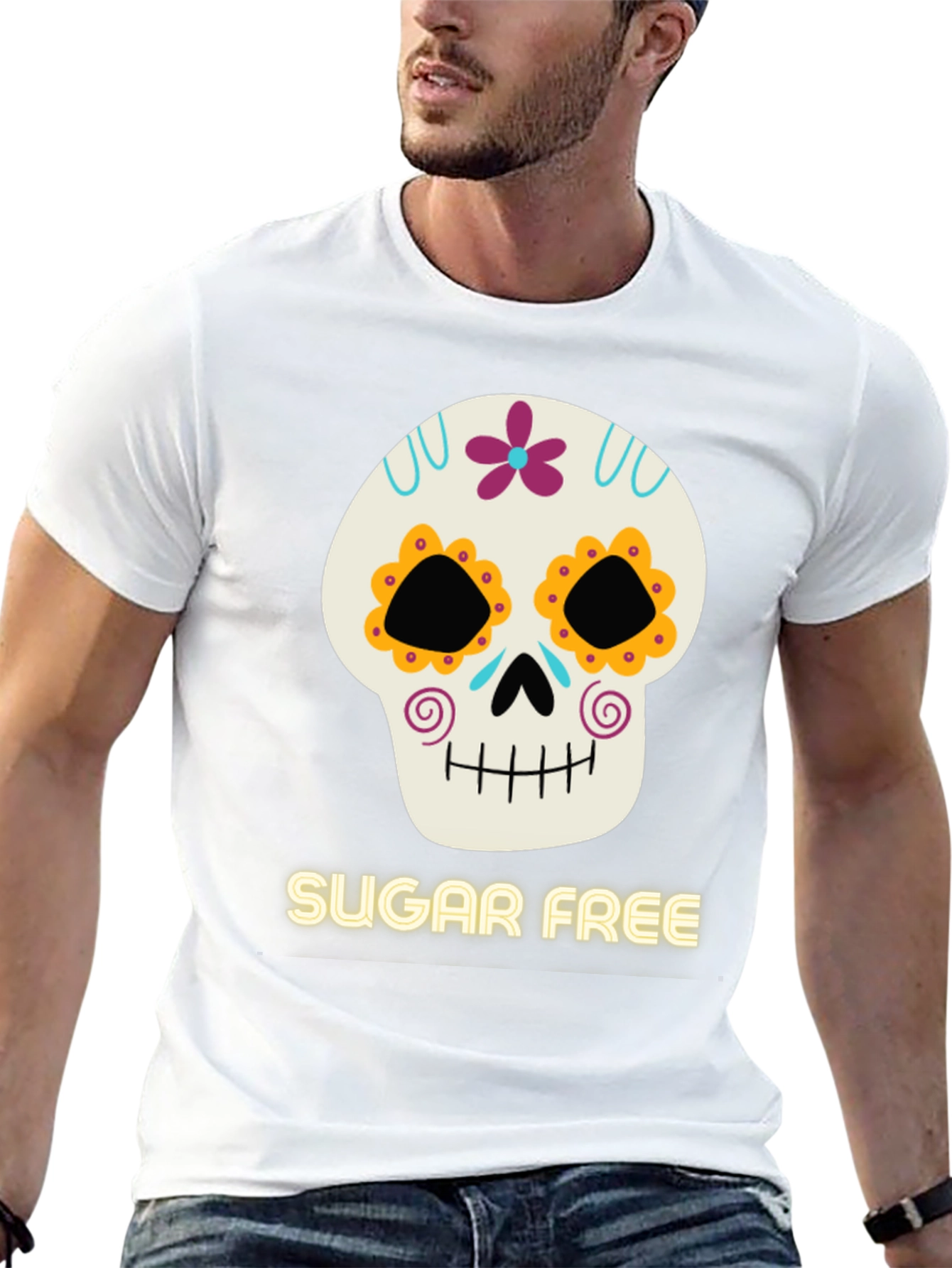 Sugar Free Day of the Dead Graphic Tee