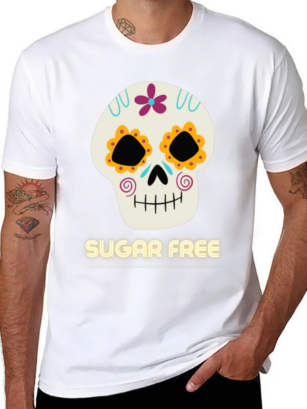 Sugar Free Day of the Dead Graphic Tee