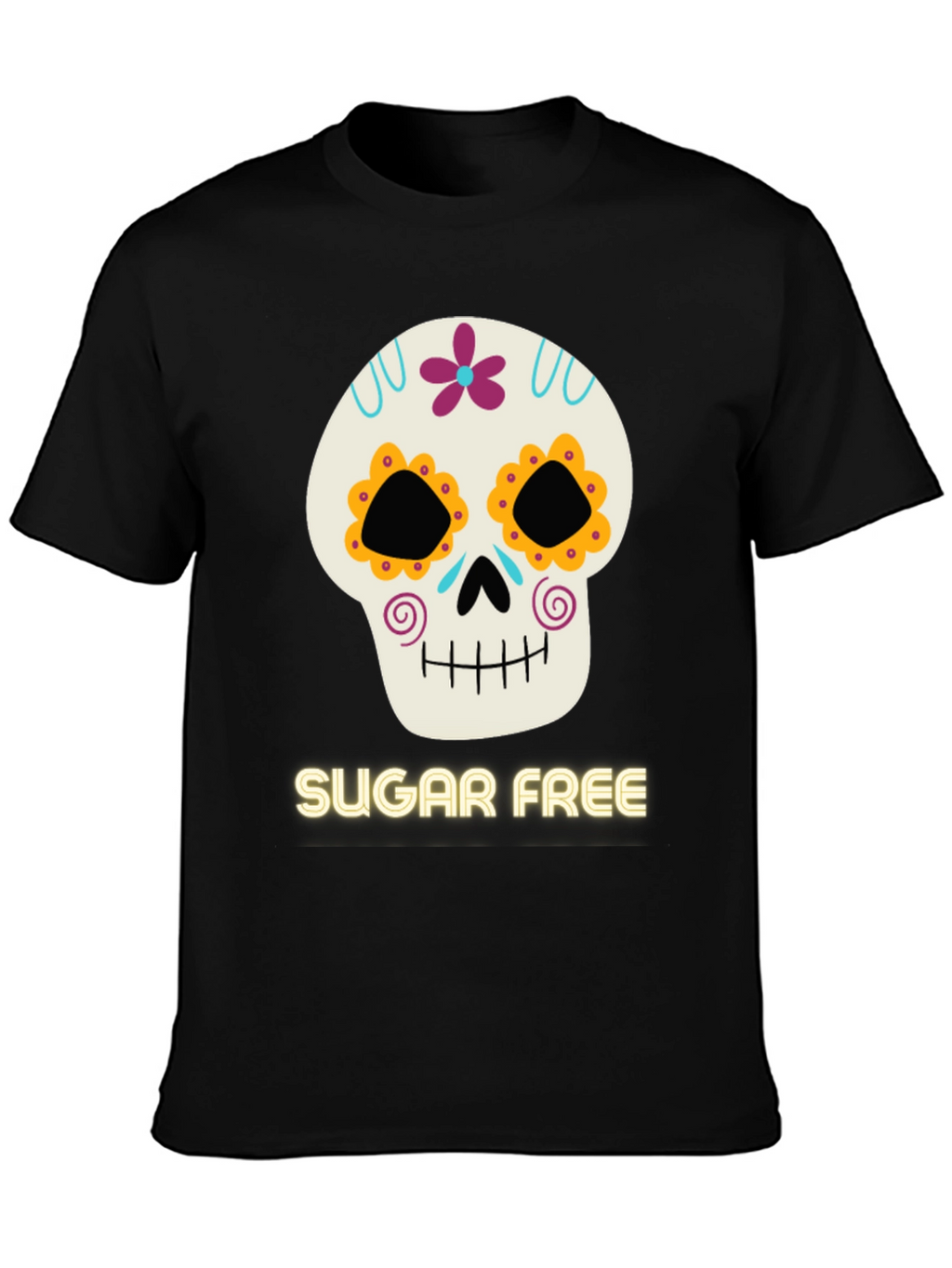 Sugar Free Day of the Dead Graphic Tee