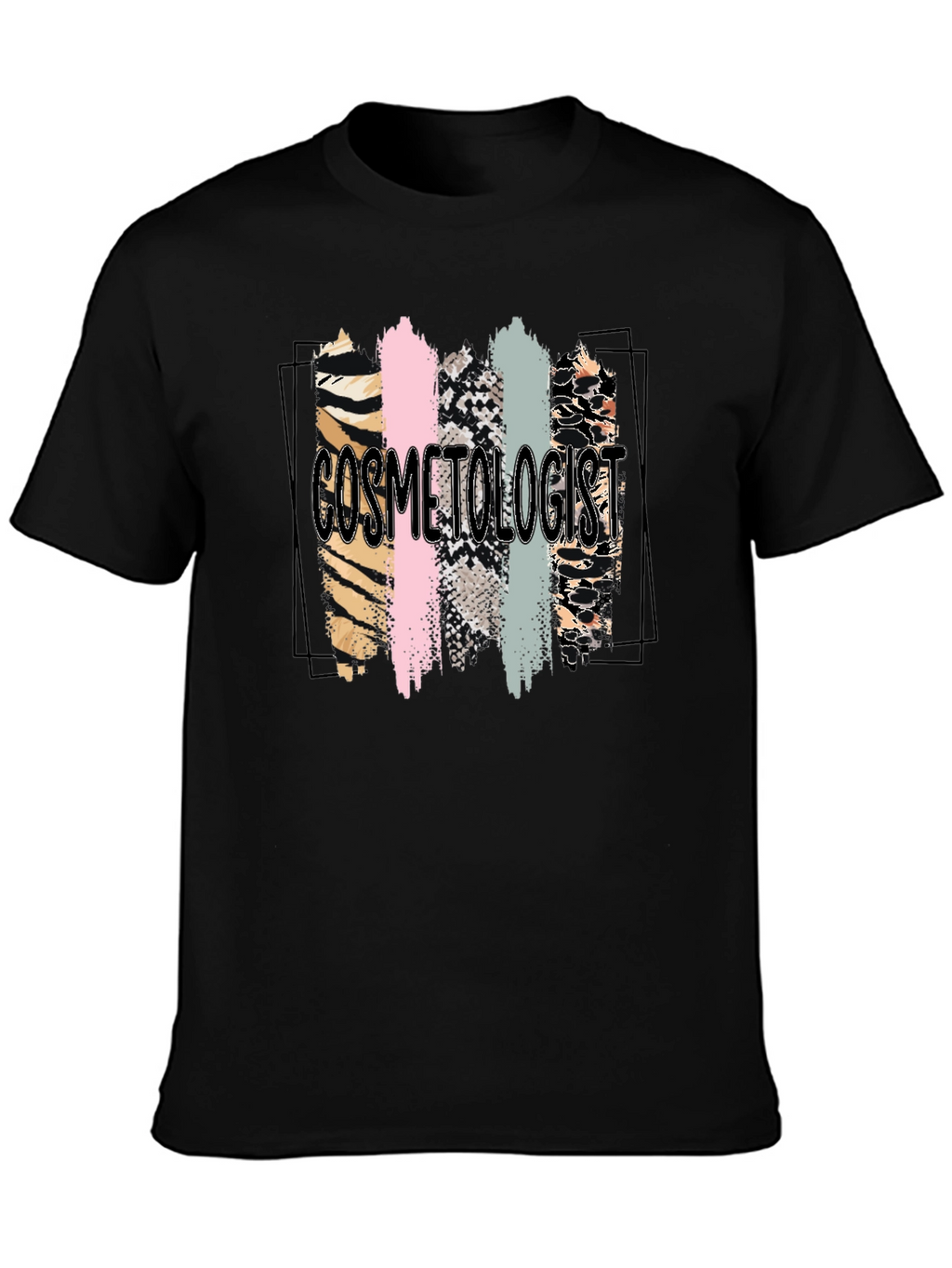 Cosmetologist Animal Print T-Shirt