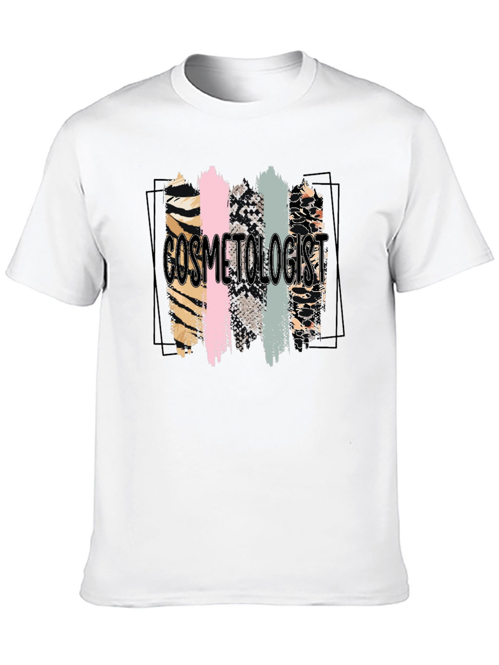 Cosmetologist Animal Print T-Shirt