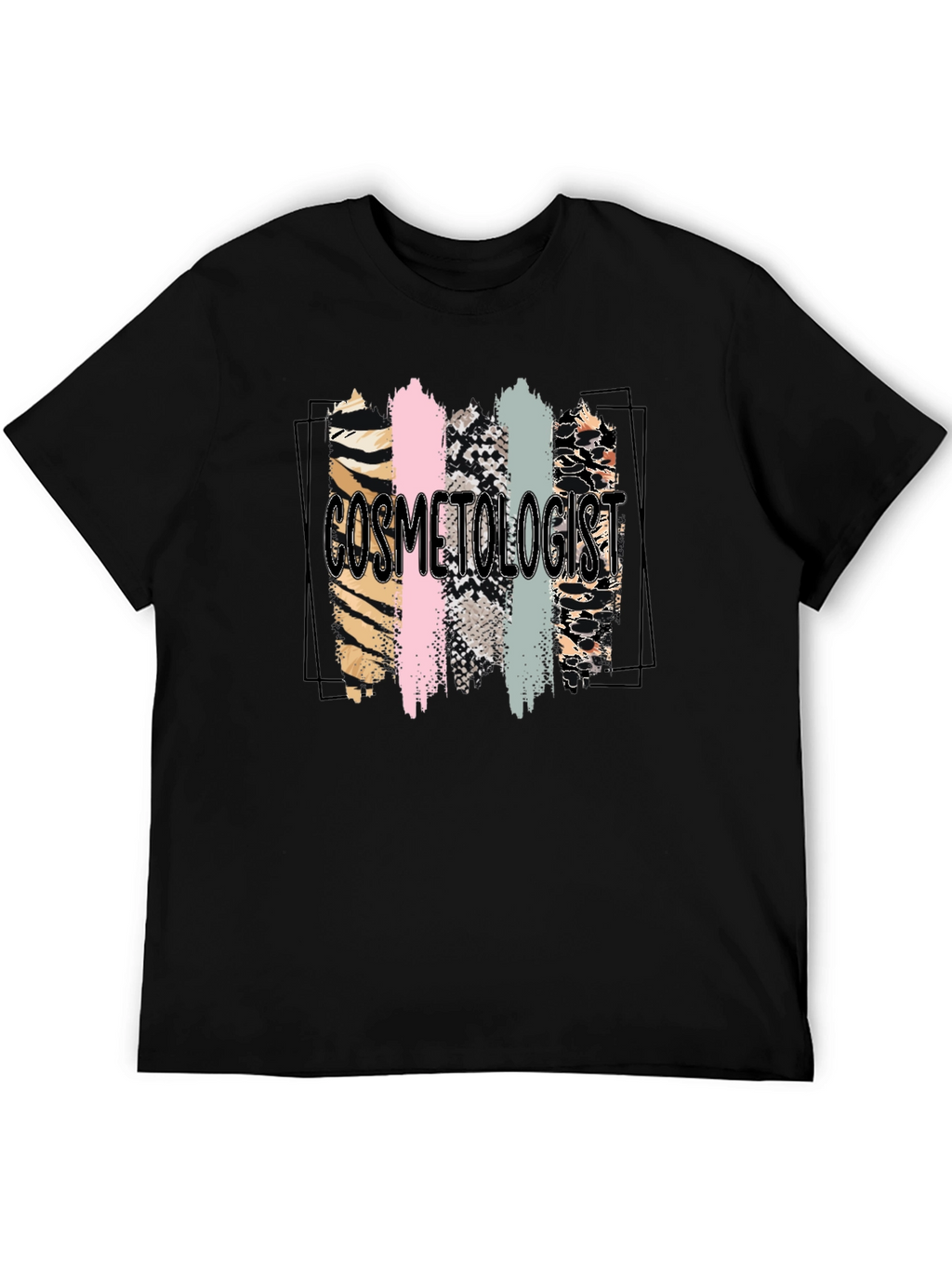 Cosmetologist Animal Print T-Shirt