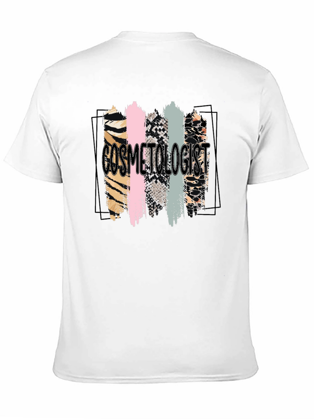 Cosmetologist Animal Print T-Shirt