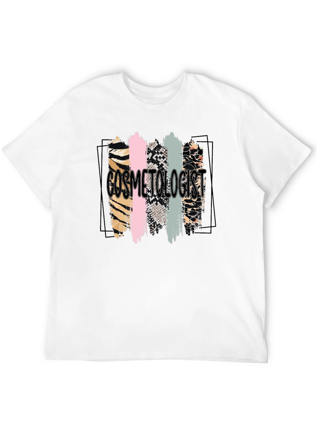 Cosmetologist Animal Print T-Shirt